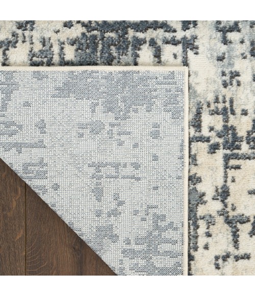 Nourison Quarry Ivory Grey QUA17 4 ft. X 6 ft. Rect. Rug