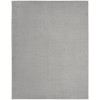 Nourison Essentials - Nre01 Silver Grey Area Rug 12 ft. X 15 ft. Rectangle
