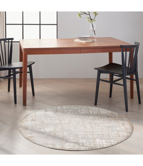 Calvin Klein Rush Area Rug CK950 Ivory/Taupe