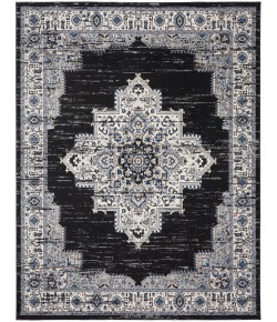 Nourison Passion - Psn03 Black Ivory Area Rug 8 ft. X 10 ft. Rectangle