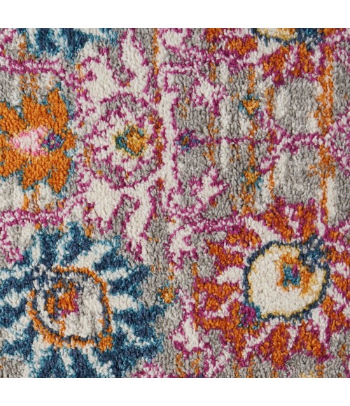 Nourison Passion Area Rug PSN01 Silver 2'2" x 10'