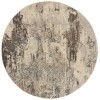 Nourison Celestial - Ces02 Ivory Grey Area Rug 5 ft. 3 X Round