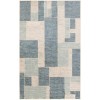 Nourison Astra Machine Washable Blue Ivory ASW09 2 ft. 2 in. X 4 ft. Rectangle Rug
