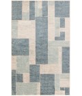 Nourison Astra Machine Washable Blue Ivory ASW09 2 ft. 2 in. X 4 ft. Rectangle Rug
