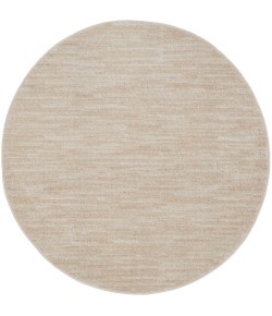 Nourison Essentials - Nre01 Ivory Beige Area Rug 4 ft. X Round