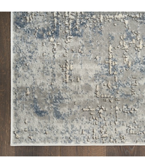 Nourison Quarry Dark Grey QUA17 8 ft. Rect. Rug