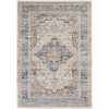 Nourison Vintage Kashan - Vka07 Ivory Blue Area Rug 4 ft. X 6 ft. Rectangle