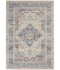 Nourison Vintage Kashan Area Rug VKA07-Ivory Blue