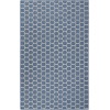 Nourison Reversible Indoor Outdoor Blue RVB01 5 ft. X 7 ft. Rect. Rug