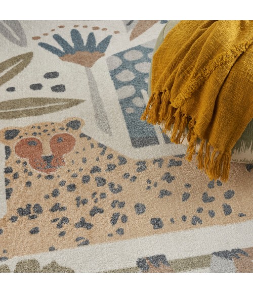 Nourison Astra Machine Washable Area Rug ASW01 Ivory