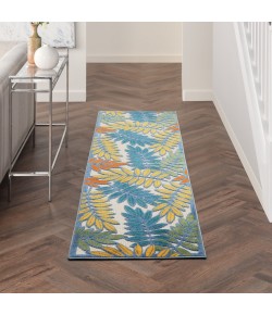 Nourison Aloha - Alh18 Ivory Multicolor Area Rug 2 ft. X 6 ft. Runner