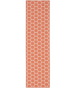 Nourison Twist Reversible 2ft. 2in. x 8ft. Coral Modern Rug