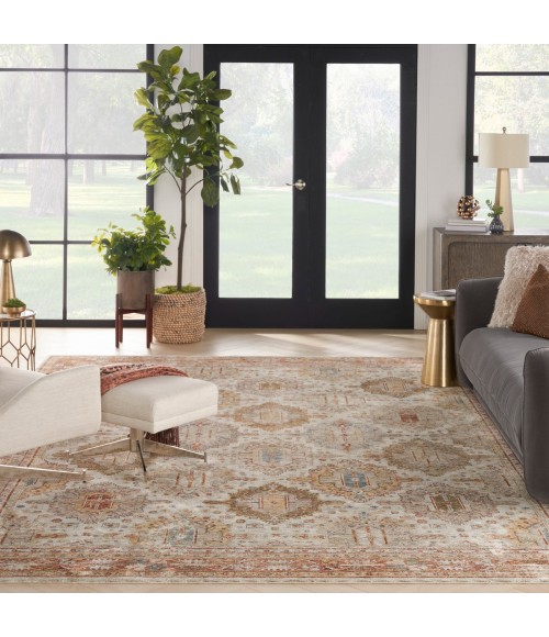 Nourison Sahar Ivory Multicolor SHR01 9 ft. X 13 ft. Rect. Rug