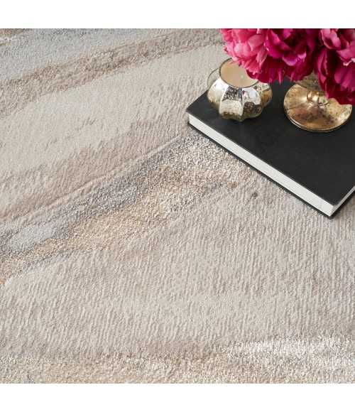 Inspire Me! Home Décor Brushstrokes Area Rug Inspire Me! Home Décor Brushstrokes Area Rug BSK01 Beige/Grey