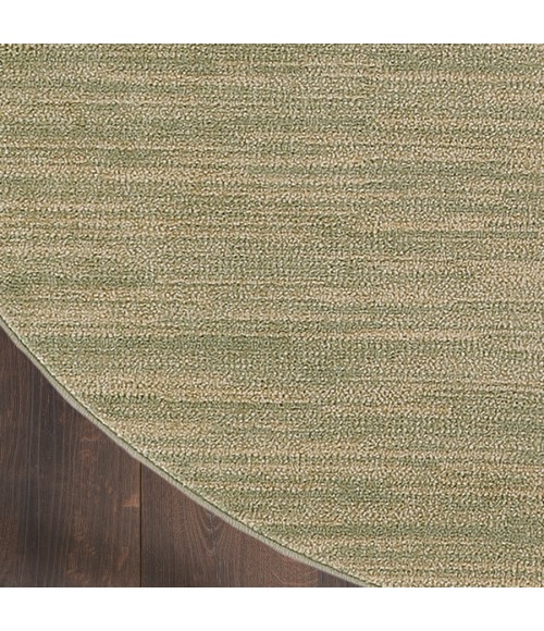 Nourison Home Nourison Essentials Green Gold NRE01 6 ft. Round Rug
