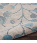 Nourison TRANQUIL Area Rug Nourison Tranquil Area Rug TRA03-Ivory/Turquoise