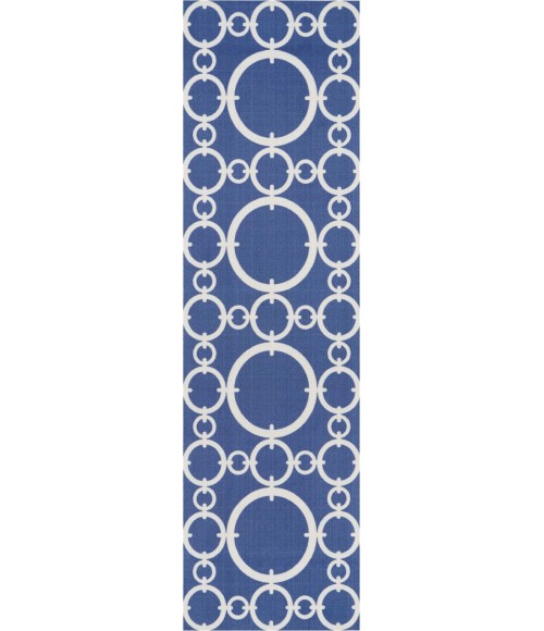 Nourison SUN N' SHADE Area Rug Nourison Sun N' Shade Runner Area Rug SND02-Navy