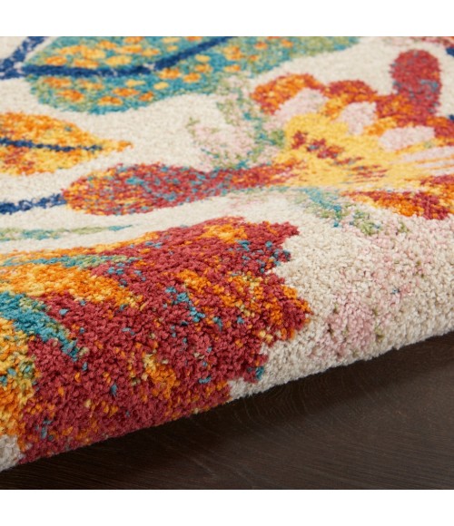 Nourison Allur Area Rug ALR09-Ivory Multicolor