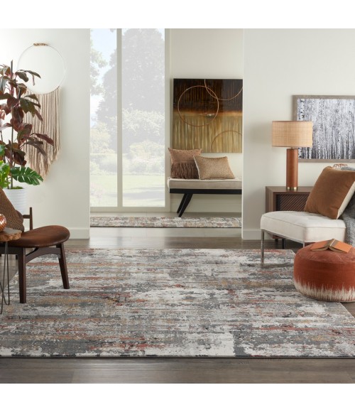 Nourison Ludlow Area Rug LDW02-Grey/Multi