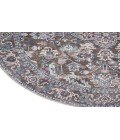 Nicole Curtis Machine Washable Series 1 Olive Ivory SR104 5 ft. 3 in. Round Rug