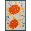 Nourison Aloha - Alh27 Teal Multicolor Area Rug 6 ft. X 9 ft. Rectangle