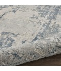 Nourison Rustic Textures Area Rug RUS10 Ivory Blue 5'3" Round
