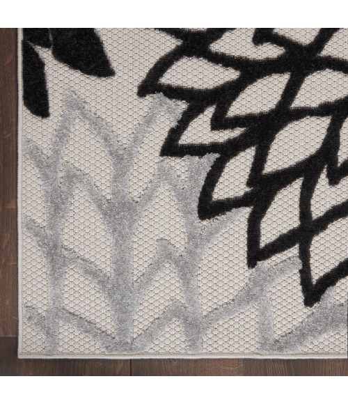 Nourison Aloha Area Rug ALH05-Black White