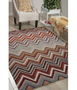 Nourison Contour - Con23 Multicolor Area Rug 3 ft. 6 X 5 ft. 6 Rectangle