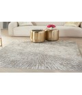 Inspire Me! Home Décor Metallic Grey Mocha MTL01 6 ft. X 9 ft. Rectangle Rug