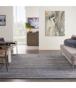 Nourison Plateau - Pae01 Blue Area Rug 7 ft. 9 X 9 ft. 9 Rectangle