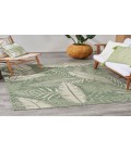 Nourison Garden Oasis Green Ivory GOA02 6 ft. X 9 ft. Rectangle Rug