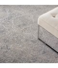 Rustic Textures Area Rug Nourison Rustic Textures Area Rug RUS09 Ivory/Light Blue 5'3" Round