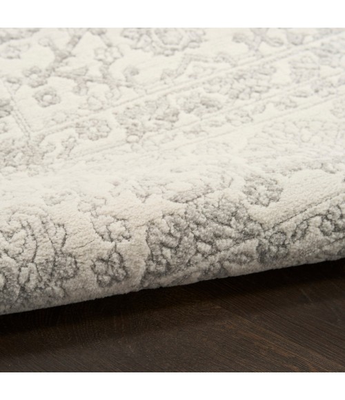 Nourison Grace Grey GCE01 5 ft. 3 in. X 7 ft. 3 in. Rect. Rug