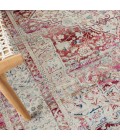 Nourison Vintage Kashan Area Rug VKA07-Red/Ivory