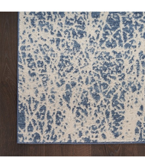 Nourison Splendid Navy Ivory SLD02 7 ft. 10 in. X 9 ft. 10 in. Rect. Rug