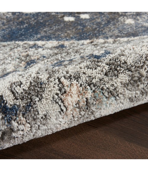 Kathy Ireland American Manor Area Rug AMR02 Blue 5'3" x 7'3"