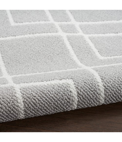 Nourison Modern Lines Area Rug MOL01 Silver