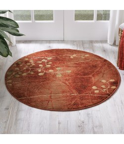 Nourison Somerset - St74 Flame Area Rug 3 ft. 6 in. X Round
