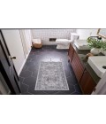 Nicole Curtis Machine Washable Series 1 Ivory Beige SR101 3 ft. X 5 ft. Rectangle Rug