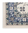 Nourison Home Nourison Essentials Ivory Blue NRE05 4 ft. X 6 ft. Rectangle Rug