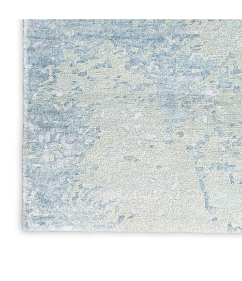 Nourison Silk Shadows Blue Green Rug SHA22 8 ft. Rect. - Rugs Town Nourison Silk Shadows Blue Green SHA22 8 ft. Rect. Rug