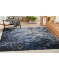 Nourison Passion Light Blue Black Rug PSN10 3 ft. 9 in. X 5 ft. 9 in. Rectangle - Rugs Town Nourison Passion Light Blue Black PSN10 3 ft. 9 in. X 5 ft. 9 in. Rectangle Rug