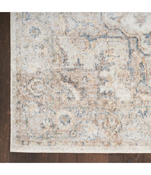 Nourison Astra Machine Washable Area Rug ASW12 Silver Grey
