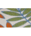 Nourison Aloha Ivory Multicolor ALH18 10 ft. X 14 ft. Rectangle Rug
