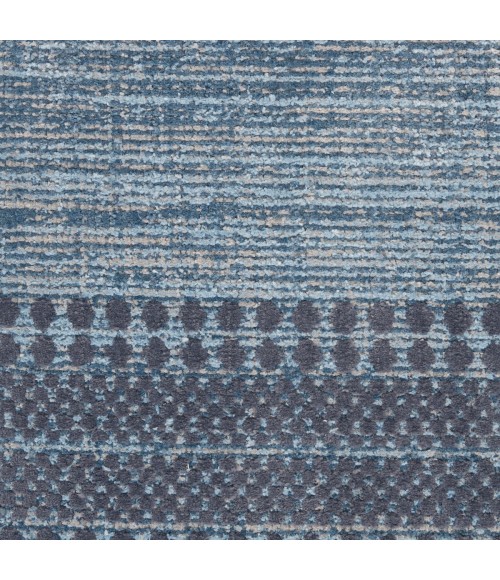 Nourison Asilah Area Rug ASI02 Light/Blue/Charcoal 9' x 12'2"