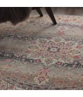 Nourison Vintage Kashan Round Area Rug VKA01-Grey