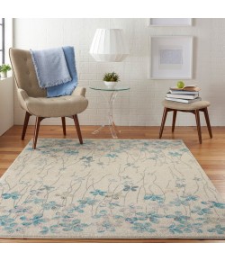 Nourison Tranquil(Traql) - Tra04 Ivory Area Rug 4 ft. X 6 ft. Rectangle