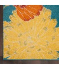 Nourison Allur Area Rug ALR06-Turquoise Multicolor