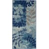 Nourison Tranquil(Traql) - Tra01 Navy Light Blue Area Rug 2 ft. X 4 ft. Rectangle