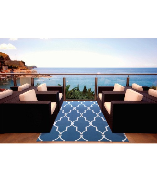 Nourison Home & Garden Area Rug RS087 Navy 10' x 13'